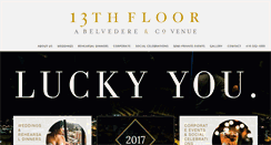 Desktop Screenshot of 13floorbelvedere.com